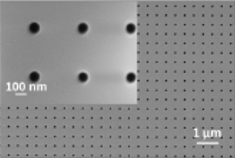 2D photonic crystal filter for visible