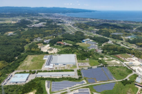 Arial view of Himi Futagami Plant in Himi City