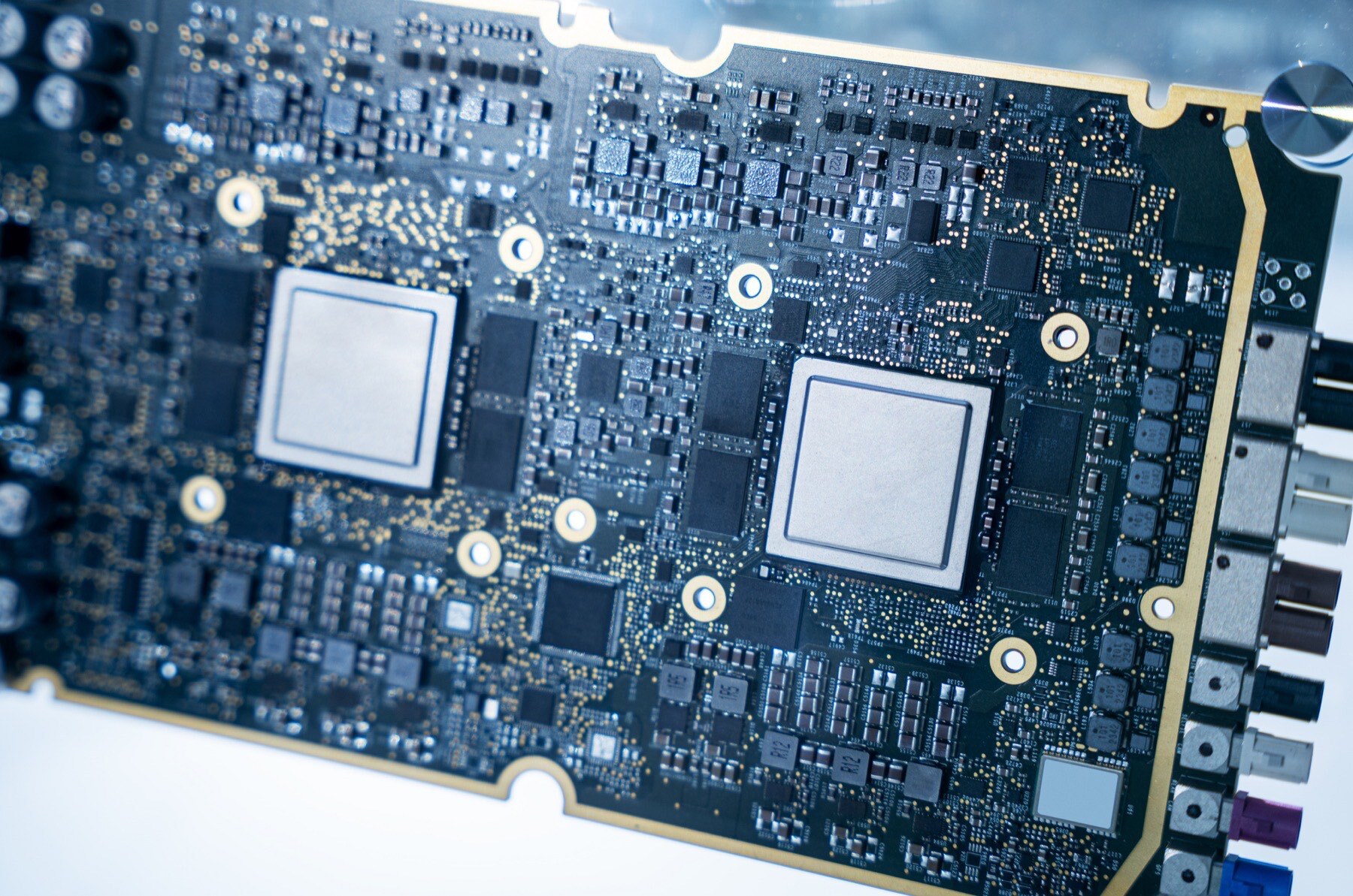 semiconductors on circuit board